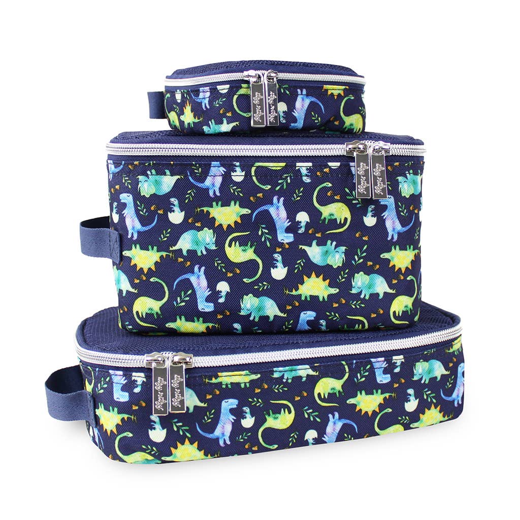 Pack Like a Boss™ Raining Dinos Diaper Bag Packing Cubes