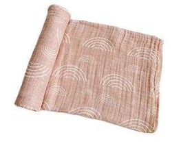 Muslin & Bamboo Baby Swaddle Blanket