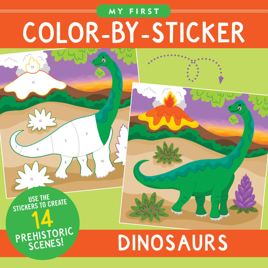 Dinosaurs First Color by Sticker Book